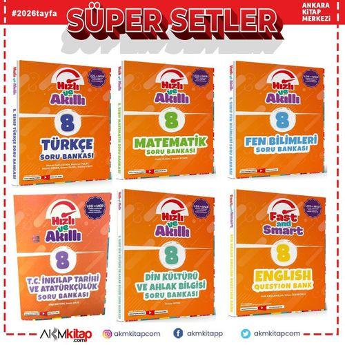Tammat 8.Sınıf Hızlı ve Akıllı Soru Bankası Seti 6 Kitap