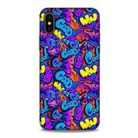 Graffitix (20) Desenli Silikon Kapak Apple Iphone X Kılıf