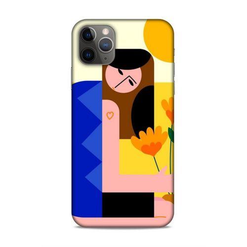 Apple Iphone 11 Pro Max Uyumlu Kılıf Face'X 44 Tough Armor Kılıf Çiçekli