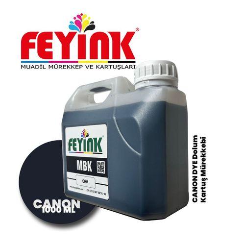 Feyink® Canon TM-TX Serisi Plotter DYE Kartuş Dolum Mürekkebi PFI-310 PFI-710 MBK (Matt Black) -1000