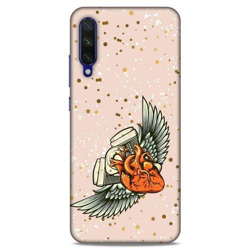 Lopard Xiaomi Mi A3 Uyumlu Kılıf Tattoo's (27) Tasarımlı Kılıf Kalp Dövmesi