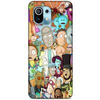 Xiaomi Mi 11 Uyumlu Kılıf Rick And Morty (35) Fit Design Kılıf Cop Rick