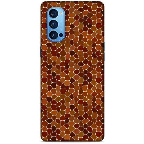 Oppo Reno 4 Pro Kılıf Baskılı Özel Seri Taşlı (13) Silikon Kap