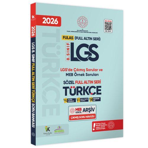 2025 8 Sınıf Full LGS Altın Seri TÜRKÇE MEB Çıkmış Soru Bankası Modüler Seti PDF/Video Çözümlü