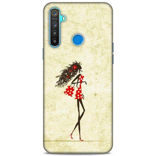 Lopard Oppo Realme 5i Uyumlu Kılıf Sürreal Yüzler ♀ (38) Neo Hybrid Kılıf Desenli