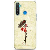 Lopard Oppo Realme 5i Uyumlu Kılıf Sürreal Yüzler ♀ (38) Neo Hybrid Kılıf Desenli