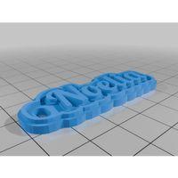 Noelia İsimli Anahtarlık – 3D Baskı Kişisel Aksesuar (Bu ürün Sadece Plastik parçadır - Almadan Önce Soru Sorabilirsiniz)