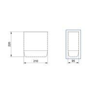 Kağıt Çöp Kutusu 3D Baskı (Bu ürün Sadece Plastik parçadır - Almadan Önce Soru Sorabilirsiniz)