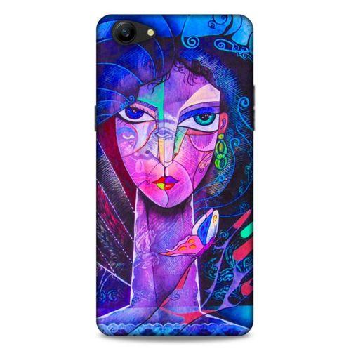 Lopard Oppo A79 Uyumlu Kılıf Sürreal Yüzler ♀ (47) Crystal Flex Kılıf Baskılı