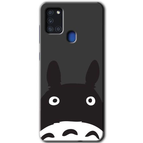Samsung Galaxy A21s Kılıf HD Desen Baskılı Arka Kapak - Şaşkın Eşek