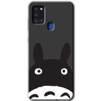 Samsung Galaxy A21s Kılıf HD Desen Baskılı Arka Kapak - Şaşkın Eşek