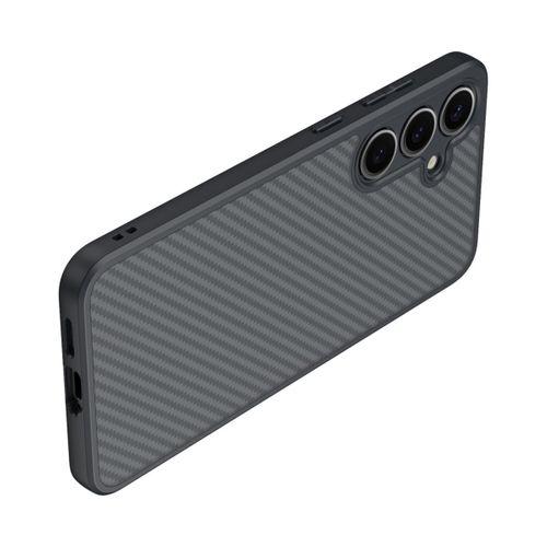 Galaxy S25 Plus Kılıf M-safe Şarj Özellikli Karbon Fiber Tasarımlı Zore Elnino Kapak