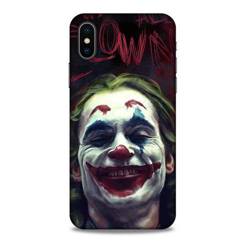 Apple Iphone X Uyumlu Kılıf Joker (16) Kalın Kılıf Siyah Kırmızı