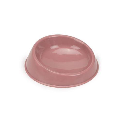 Beeztees Kedi Mama Kabı, Plastik, Gül Kurusu 15cm