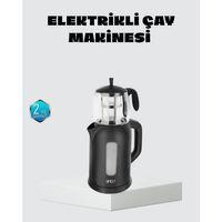 Sinbo Elektrikli Çay Makinesi 1.7 L Su Isıtıcı Ve Cam Demlikli Güvenli Kullanım