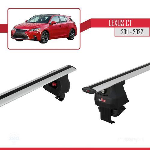Lexus CT 2011-2022 Arası ile uyumlu ACE-4 Ara Atkı Tavan Barı GRİ