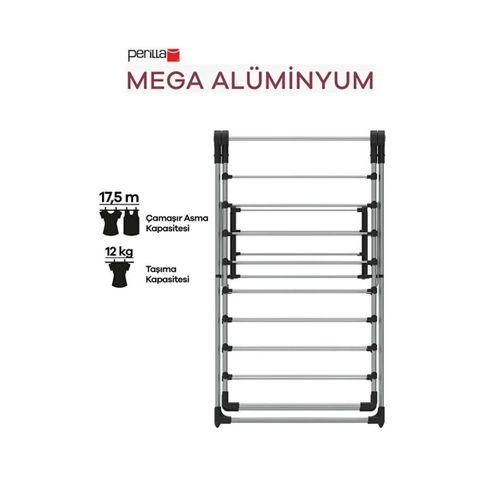 Perilla Mega Alüminyum Katlanır Çamaşır Kurutmalık 17.5 Metre