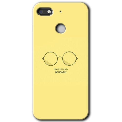 Potkal Hediye Fabrikası General Mobile GM 8 Go HD Baskılı Kılıf + 9D Tam Ekran Koruyucu - Be Honest
