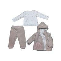Bibaby Bibaby Pretty Moments 3'Lü Bebe Takım 73339 Ecru Pink