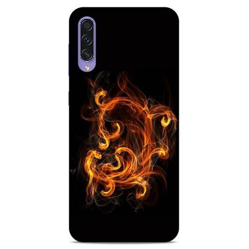 Lopard Samsung Galaxy A50s Uyumlu Kılıf FireX (25) Antişok Kapak Ateş Kırmızı