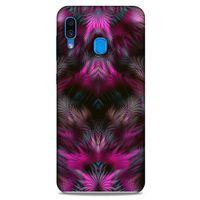 Samsung Galaxy A30 Kılıf Desenli Özel Seri Tüyler (40) Fit Silikon Kılıf