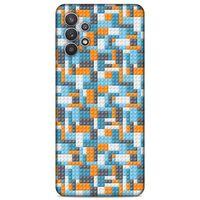 Lopard Samsung Galaxy A32 Uyumlu Kılıf BloX (43) Thin Fit Kılıf Turuncu Beyaz