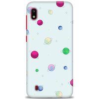 Samsung Galaxy A10 Kılıf HD Baskılı Kılıf - Gezegenler Çizim + Tam Ekran Koruyucu