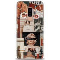 Samsung Galaxy S9 Plus Kılıf HD Baskılı Kılıf - I Dont Care + Tam Ekran Koruyucu