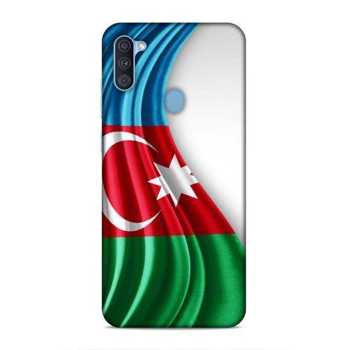 Samsung Galaxy A11 Uyumlu Kılıf Azarbaijan (21) Koruyucu Kapak Bayrak