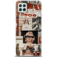 Samsung Galaxy M32 Kılıf HD Baskılı Kılıf - I Dont Care + Tam Ekran Koruyucu