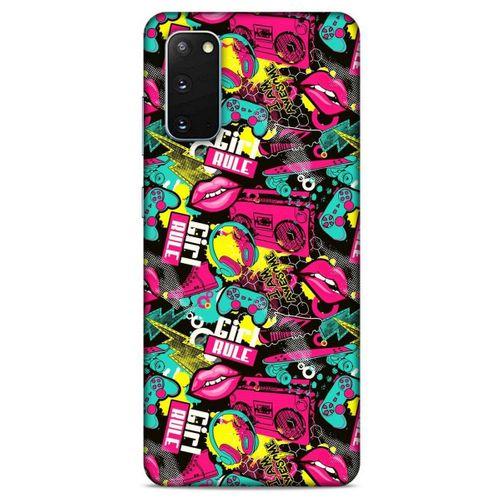 Graffitix (27) Desenli Silikon Kapak Samsung Galaxy S20 Kılıf