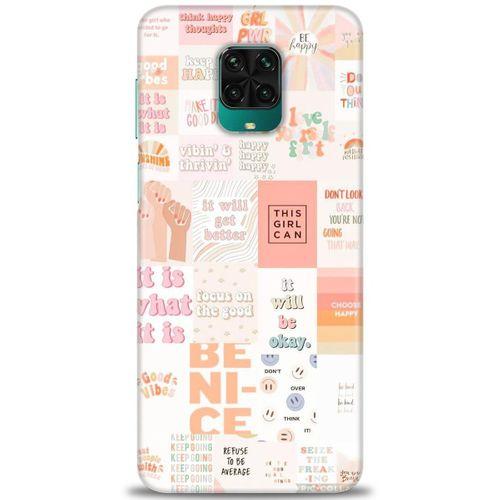 Xiaomi Redmi Note 9S Kılıf HD Baskılı Kılıf - This Girl Can + Tam Ekran Koruyucu