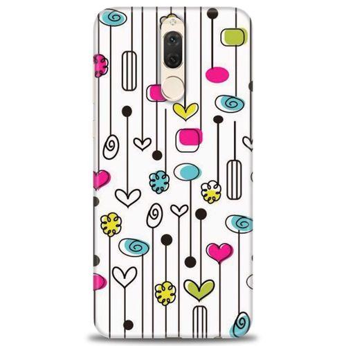 Huawei Mate 10 Lite Kılıf HD Baskılı Kılıf - lambalar + Tam Ekran Koruyucu