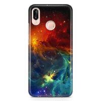 Huawei Nova 3e Kılıf Uzayda Girdabı Arka Kapak Koruma Desenli Full Koruyucu