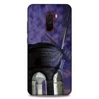 Lopard Xiaomi Pocophone F1 Uyumlu Kılıf Gece'S (16) Kalın Kılıf Mor