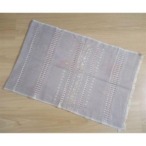 Bej Renkli Nakışlı Runner,Sehpa Örtüsü 45X138Cm
