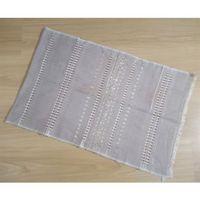 Bej Renkli Nakışlı Runner,Sehpa Örtüsü 45X138Cm