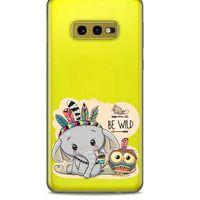 Zoologix (51) Samsung Galaxy S20 Fe Şeffaf Kılıf Silikon Desenli