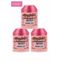 3 Adet Altınbaşak Oya ve Dantel İpi 20 gr - Royaleks - No: 338