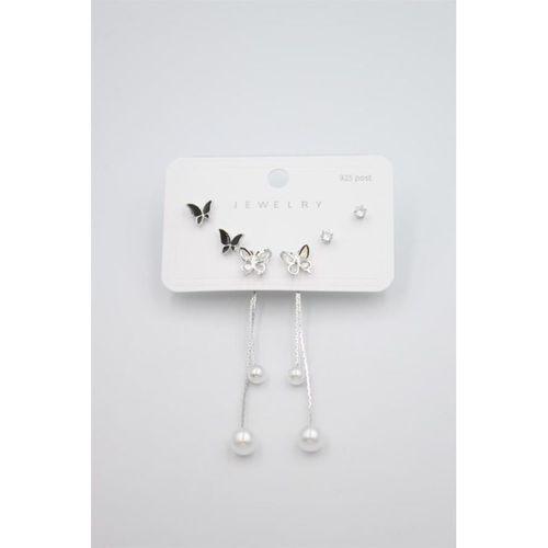 Çoklu Set Küpe - Gümüş