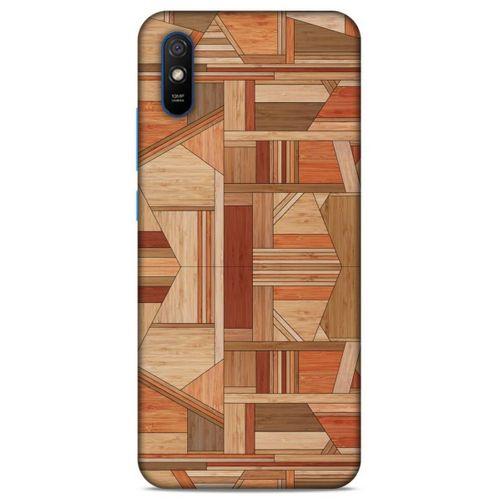 Lopard Xiaomi Redmi 9A Uyumlu Kılıf Wood'X (43) Thin Fit Kılıf Baskılı