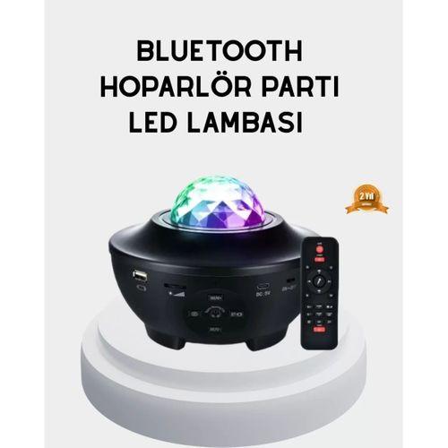 Led Yıldızlı Projektör Galaxy Modlu Renk Ve Parlaklık Ayarlı Gece Lambası