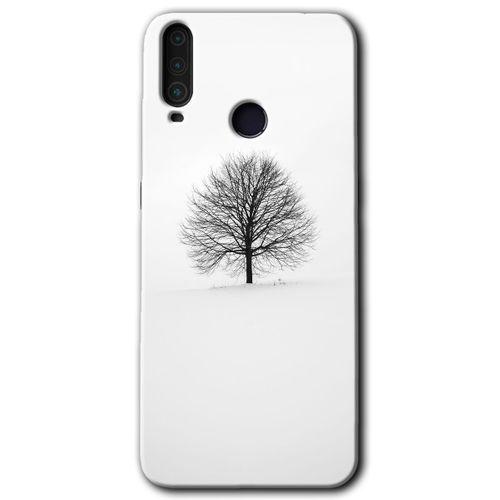 MRCİLETİSİM General Mobile GM 10 Kılıf HD Desen Baskılı Arka Kapak + Temperli Cam - Alone Tree