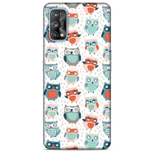 Baykuşlar (16) Desenli Silikon Kapak Telefon Kabı Oppo Realme 7 Pro Kılıf