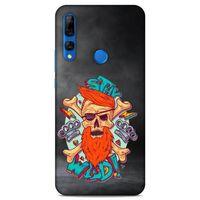 Lopard Huawei Y9 Prime 2019 Uyumlu Kılıf Tattoo's (33) Hybrid Kılıf Stay Wild