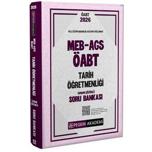 2026 MEB AGS ÖABT Tarih Öğretmenliği Tamamı Çözümlü Soru Bankası Pegem Yayınları