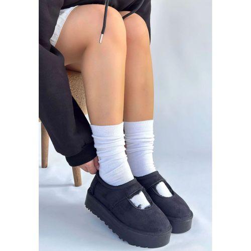 Carren Siyah Süet Bot