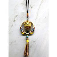 Renkli Püsküllü Şans Kedisi Feng Shui Askılık Alk4452