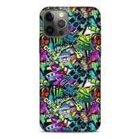 Graffitix (1) Desenli Silikon Kapak Apple iPhone 12 Pro Kılıf