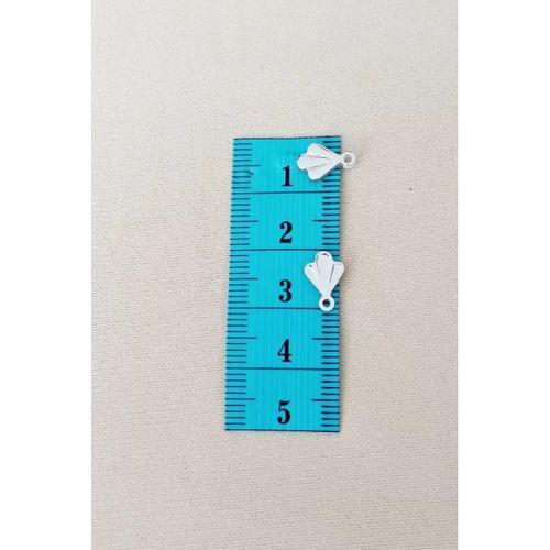 Oya Abiye Bileklik Kolye Pleksi Metalik Plastik Pul Gümüş Renk 24 gram 375 adet - BNC587